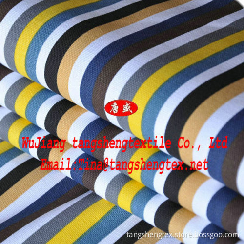 65%Recycled polyester 35%cotton plain printed woven canvas fabric